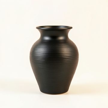 Oak Canyon Empty Decorative Vase - Black (synthetic illustration; no displayed measurements)