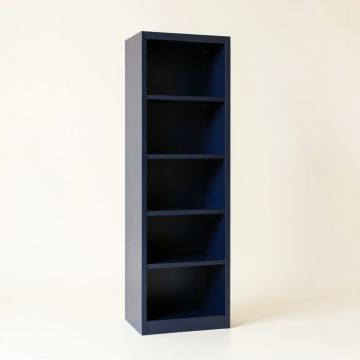 Meadow Bluff Narrow Cubby Tower - Navy (synthetic illustration; no displayed measurements)