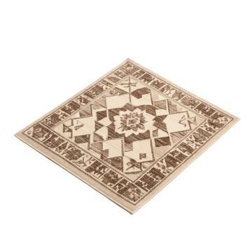 Annawan Geometric Beige/Brown Area Rug