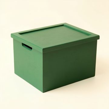 Cliff Bend Low Toy Storage Unit - Green (synthetic illustration; no displayed measurements)