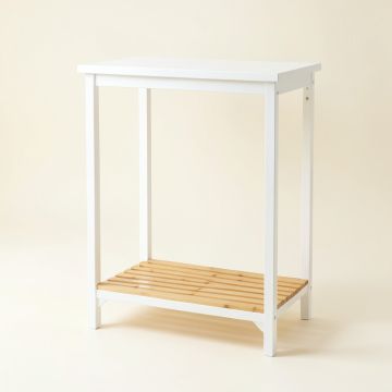 Rowan Bridge Freestanding Laundry Folding Counter - White (synthetic illustration; no displayed measurements)