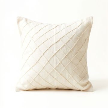 Rowan Bend Filled Accent Pillow - Cream (synthetic illustration; no displayed measurements)