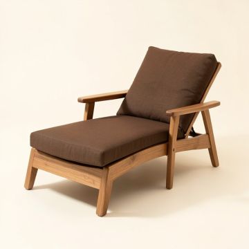 Vivaan Reclining Chaise Lounge With Cushion (synthetic illustration; no displayed measurements)