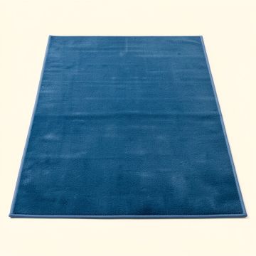 Hussain Wool Blue Area Rug (synthetic illustration; no displayed measurements)