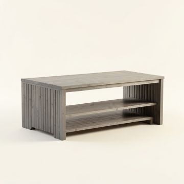Brook Brook Coffee Table - Gray (synthetic illustration; no displayed measurements)