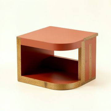 Bay Bridge Empty Coffee-Station Organizer - Terracotta (synthetic illustration; no displayed measurements)