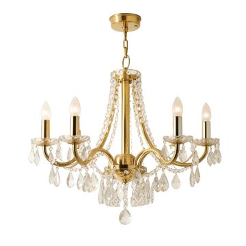 Rozella 8 - Light Unique Empire Chandelier With Crystal Accents