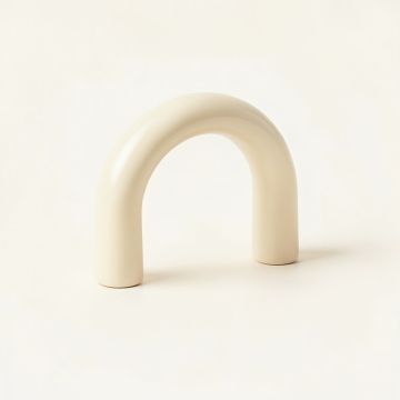 Juniper Branch Cabinet Handle Without Packaging - Cream (synthetic illustration; no displayed measurements)
