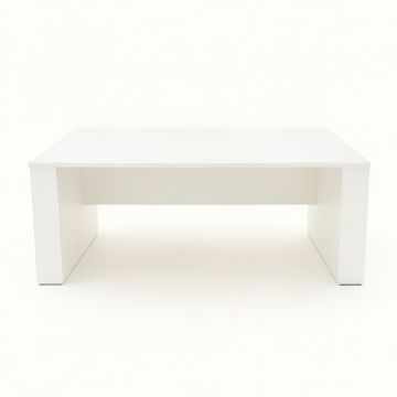Fern Field Desktop Monitor Riser - White (synthetic illustration; no displayed measurements)