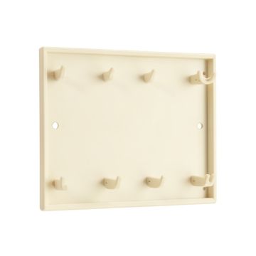 Glen Crossing Empty Wall-Mounted Tool Organizer Panel - Ivory