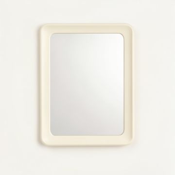 Cove Canyon Framed Wall Mirror - Ivory (synthetic illustration; no displayed measurements)