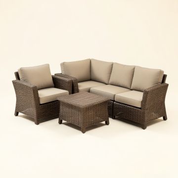 Aditi Patio 3 Piece Seating Group With Cushions (synthetic illustration; no displayed measurements)