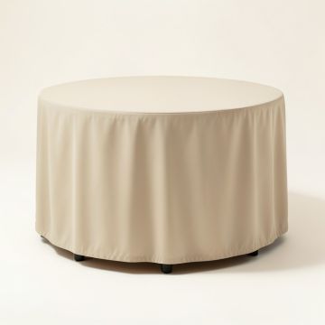 Round Water Resistant Breathable Patio Table Cover (synthetic illustration; no displayed measurements)
