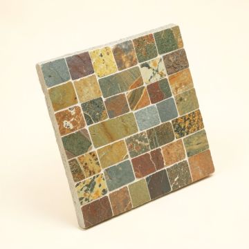 Olive Branch Random Sized Mosaic Tile (synthetic illustration; no displayed measurements)