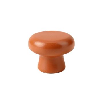 Flint Bend Cabinet Knob Without Packaging - Terracotta