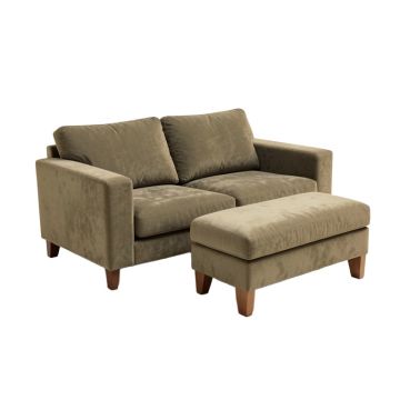 73.6 '' Wide Microfiber/Microsuede Reversible Sofa & Chaise With Ottoman