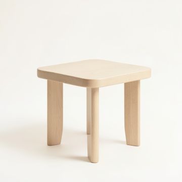 Holly Branch Compact Balcony Table - Beige (synthetic illustration; no displayed measurements)