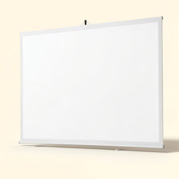 White 80 '' Portable Projection Screen (synthetic illustration; no displayed measurements)