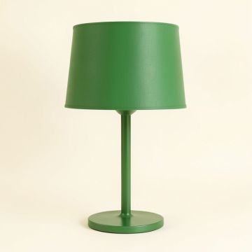 Holly Arc Table Lamp With A Plain Fabric Shade (synthetic illustration; no displayed measurements)