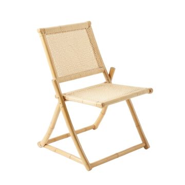 Hazel Bend Folding Outdoor Chair - Cream