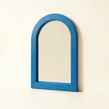 Alder Crossing Framed Wall Mirror - Blue (synthetic illustration; no displayed measurements)