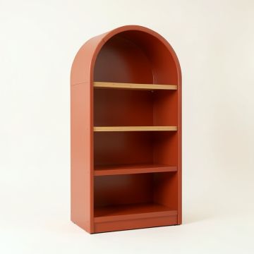 Sage Bend Freestanding Bookcase - Terracotta (synthetic illustration; no displayed measurements)