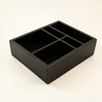 Vale Bluff Empty Pantry Drawer Organizer Insert - Black (synthetic illustration; no displayed measurements)