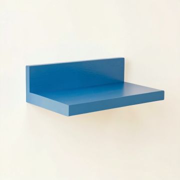 Fern Bend Wall-Mounted Cat Perch - Blue (synthetic illustration; no displayed measurements)