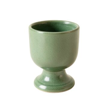 Wren Branch Empty Candle Holder - Green