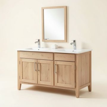 Malbork 48 '' Double Sink Bathroom Vanity Set (synthetic illustration; no displayed measurements)