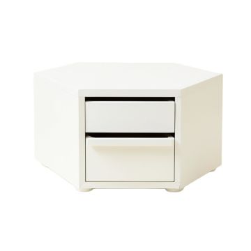 Maple Bluff Small-Parts Storage Drawer Cabinet - White