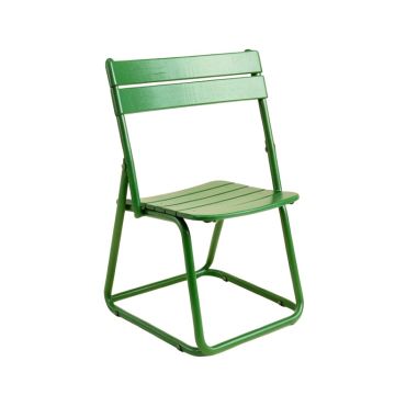 Glen Bridge Folding Outdoor Chair - Green