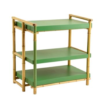 Oak Bend Empty Countertop Canister Rack - Green