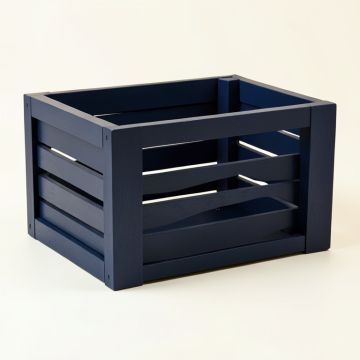 Dawn Dell Empty Furniture-Style Pet Crate - Navy (synthetic illustration; no displayed measurements)