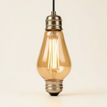 Dimmable Antique Edison St64 Incandescent Bulbs (synthetic illustration; no displayed measurements)