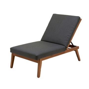 Abyssinia Patio Reclining Chaise Lounge With Cushion