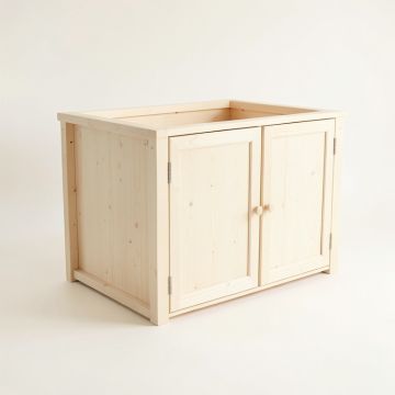 Dawn Brook Empty Furniture-Style Litter Enclosure - Ivory (synthetic illustration; no displayed measurements)