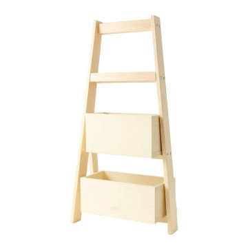 Reed Crest Empty Vertical Garden Frame - Cream