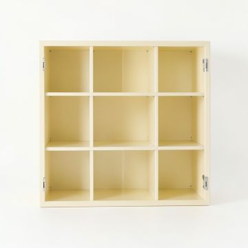 Laurel Bridge Empty Mug-Storage Cabinet Insert - Cream (synthetic illustration; no displayed measurements)