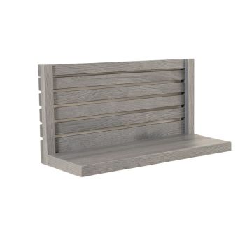 Fern Bridge Wall-Mounted Entryway Organizer Shelf - Gray
