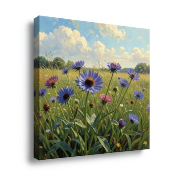 Wild Poppies Near Argenteuil By Claude Monet Painting Print On Rolled Wrapped Canvas (synthetic illustration; no displayed measurements)