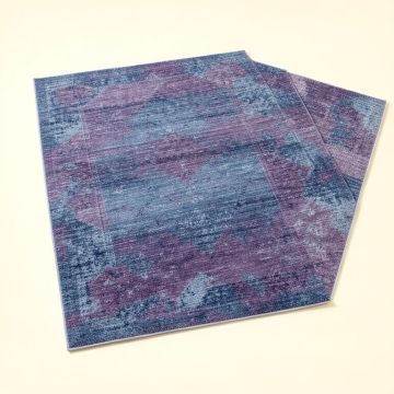 Ombre Doily Blue/Purple Area Rug (synthetic illustration; no displayed measurements)