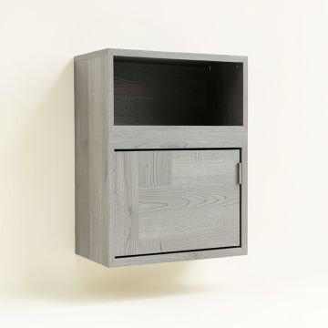 Maple Dell Wall-Mounted Entry Cabinet - Gray (synthetic illustration; no displayed measurements)