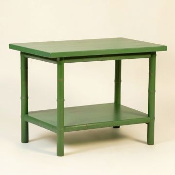 Birch Crest Empty Workshop Workbench - Green (synthetic illustration; no displayed measurements)