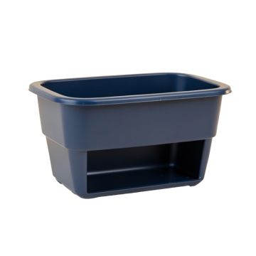 Bay Brook Empty Raised Planter - Navy