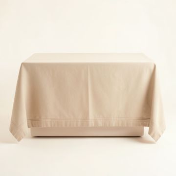 Holly Dell Flat Bed Sheet - Beige (synthetic illustration; no displayed measurements)