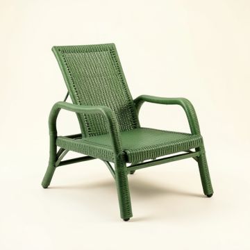 Alder Brook Outdoor Lounge Chair - Green (synthetic illustration; no displayed measurements)