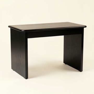 Ash Dale Writing Desk - Black (synthetic illustration; no displayed measurements)