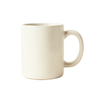Shore Bluff Ceramic Mug - White