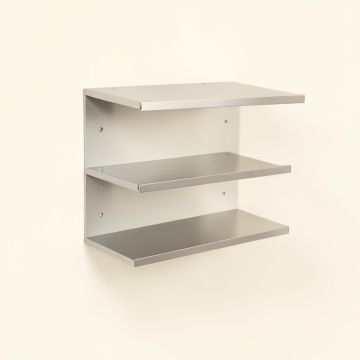 Wall Mount Bathroom Shelves (synthetic illustration; no displayed measurements)
